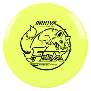 Innova Disc Golf Star Fox Midrange 5/6/-2/1 Yellow/Black 175 grams