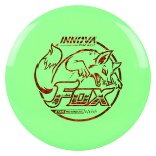 Innova Disc Golf Star Fox Midrange 5/6/-2/1 Green/Red Shatter 173 grams