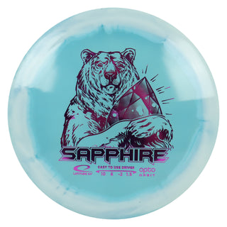 Latitude 64 Disc Golf Opto Orbit Sapphrie Distance Dirver 10/6/-2/1.5 Blue/Purple 161 grams