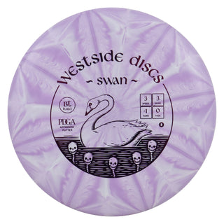 Westside Disc Golf BT Hard Burst Swan 2 Putter 3/3/-1/0 Purple/Purple 173 grams