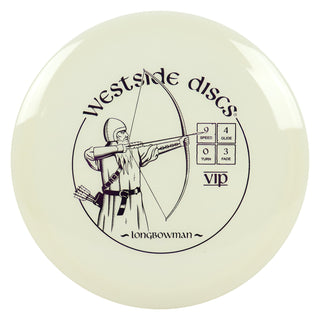 Westside Disc Golf VIP Longbowman Fairway Driver 9/4/0/3 White/Purple 173 grams