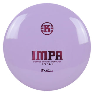 Kastaplast Disc Golf K1 Impa Distance Driver 11/6/-4/1 Lavender/Purple 175 grams