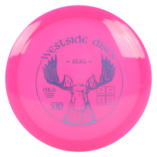 Westside Disc Golf VIP Stag Fairway Driver 8/6/-1/2 Pink/Lavender 173 grams