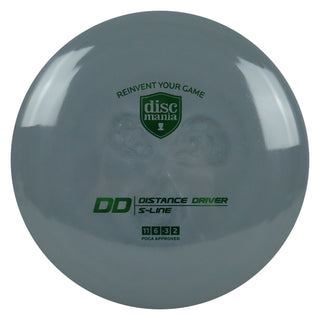 Discmania Disc Golf S-Line DD Distance Driver 11/6/-3/2 Grey/Green 176 grams