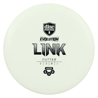 Discmania Disc Golf Hard Exo Link Putter 2/3/0/1 White/Black 173 grams