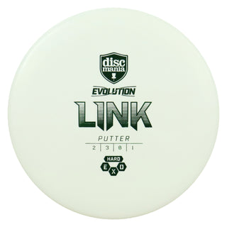 Discmania Disc Golf Hard Exo Link Putter 2/3/0/1 White/Green 175 grams