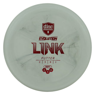 Discmania Disc Golf Soft Exo Link Putter 2/3/0/1 Grey/Red 173 grams