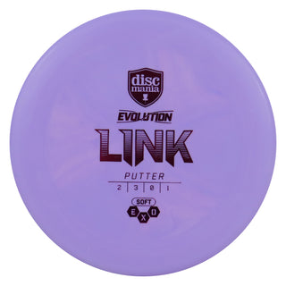 Discmania Disc Golf Soft Exo Link Putter 2/3/0/1 Purple/Magenta 176 grams