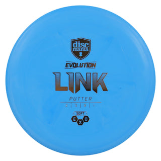 Discmania Disc Golf Soft Exo Link Putter 2/3/0/1 Blue/Gold 173 grams