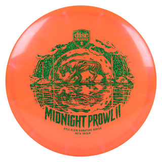 Discmania Disc Golf Kyle Klein Meta Origin Midnight Prowl 2 Midrange 5/5/-1/1 Orange/Green Matrix 174 grams