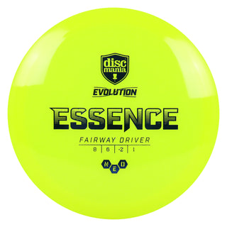 Discmania Disc Golf Evolution Neo Essence Fairway Driver 8/6/-2/1 Yellow/Indigo 174 grams
