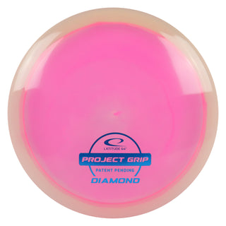 Latitude 64 Disc Golf Project Grip Diamond Fairway Driver 8/6/-3/1 Pink/Blue 160 grams