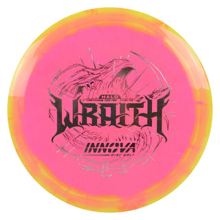 Innova Disc Golf Halo Star Wraith Distance Driver 11/5/-1/3 Yellow Pink/Silver 149 grams