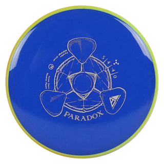 Axiom Disc Golf Neutron Paradox Midrange Driver 5/4/-4/0 Royal Blue/Yellow Orange 171 grams