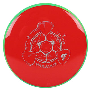 Axiom Disc Golf Neutron Paradox Midrange Driver 5/4/-4/0 Red/Green Blend 177 grams