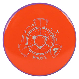 Axiom Disc Golf Neutron Proxy Putter 3/3/-1/0.5 Orange/Purple 167 grams