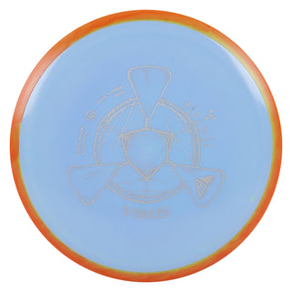 Axiom Disc Golf Neutron Virus Distance Driver 9/5/-3.5/1 Powder Blue/Orange Yellow 160 grams