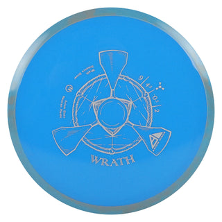 Axiom Disc Golf Neutron Wrath Distance Driver 9/4.5/-0.5/2 Blue/Slate Blue Blend 168 grams