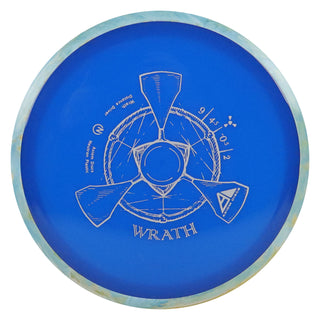Axiom Disc Golf Neutron Wrath Distance Driver 9/4.5/-0.5/2 Dark Blue/Teal Blend 171 grams