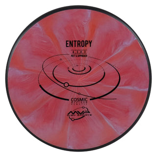 MVP Disc Golf Cosmic Neutron Entropy Putter 4/3/0/3 Red Slate Blue 173 grams