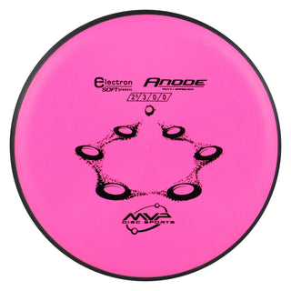 MVP Disc Golf Electron Soft Anode Putt and Approach 2.5/3/0/0 Pink 167 grams