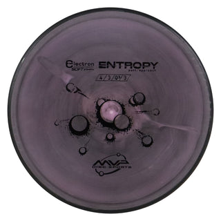 MVP Disc Golf Electron Soft Entropy Putter 4/3/0/3 Purple Smoke 166 grams