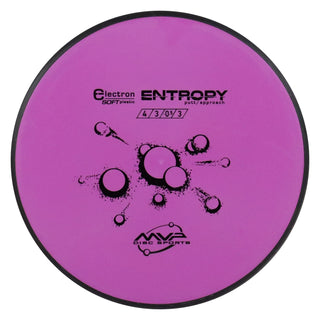 MVP Disc Golf Electron Firm Entropy Putter 4/3/0/3 Purple 174 grams
