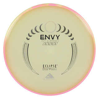Axiom Disc Golf Eclipse 2.0 Envy Putter 3/3/0/2 Glow/Pink Lime 172 grams