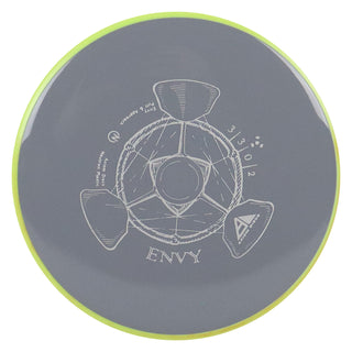 Axiom Disc Golf Neutron Envy Putter 3/3/0/2 Grey/Yellow 171 grams