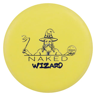 Gateway Disc Golf SS Naked Wizard Putting Disc 2/3/0/2 Yellow/Blue 167 grams