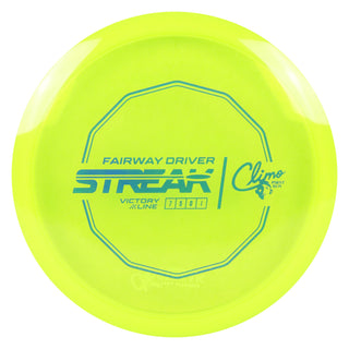 Climo Disc Golf Victory Line Streak Fairway Driver 7/5/0/1 Yellow/Blue 160 grams