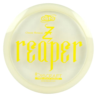 Discraft Disc Golf Classic Reissue Z Reaper Fairway Driver 8/3/0/1 Clear/Yellow 172g