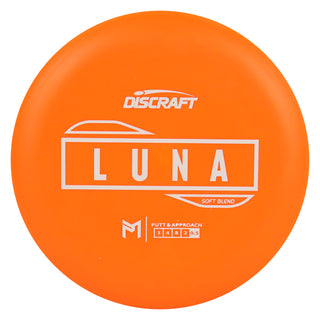 Discraft Disc Golf Paul McBeth Putter Line Soft Luna Putter 3/4/0/2 Orange/White 166g