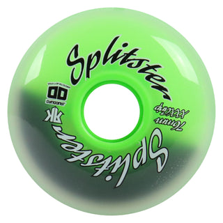 Rink Rat Roller Hockey Wheels Rinkster Splitster 76mm XXX Grip Black/Green 8-Pack