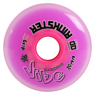 Rink Rat Roller Hockey Wheels Rinkster Vibe 80mm XX Grip Purple (Single)