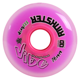 Rink Rat Roller Hockey Wheels Rinkster Vibe 76mm XXX Grip Purple 4-Pack