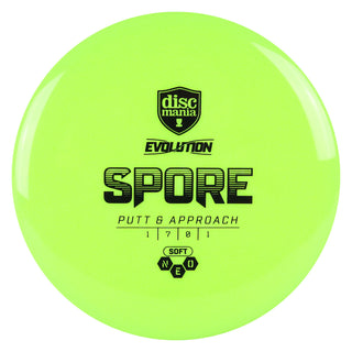 Discmania Disc Golf Soft Neo Spore Putter Hybrid Catch 1/7/0/1 Green/Black 157 grams