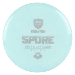 Discmania Disc Golf Soft Neo Spore Putter Hybrid Catch 1/7/0/1 Powder Blue/Silver 158 grams