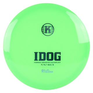 Kastaplast Disc Golf K1 Idog Fairway Driver 7/5/-0.5/2 Green/Light Blue 172 grams