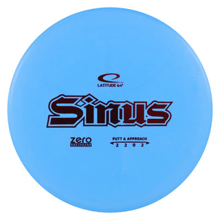 Latitude 64 Disc Golf Zero Medium Sinus Putter 2/2/0/2 Blue/Red 173 grams