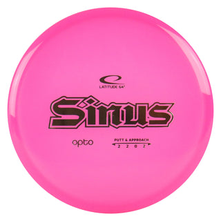 Latitude 64 Disc Golf Opto Sinus Putter 2/2/0/2 Pink/Gold 176 grams