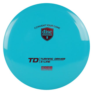 Discmania Disc Golf S-Line TD Turning Driver 10/5/-2/1 Teal/Magenta 174 grams