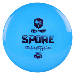 Discmania Disc Golf Soft Neo Spore Putter Hybrid Catch 1/7/0/1 Blue/Purple 157 grams