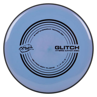 MVP Disc Golf Neutron Glitch Soft Putter Hybrid Catch 1/7/0/0 Slate Blue 154 grams