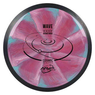 MVP Disc Golf Cosmic Neutron Wave Distance Driver 11/5/-2/2 Red Teal 159 grams
