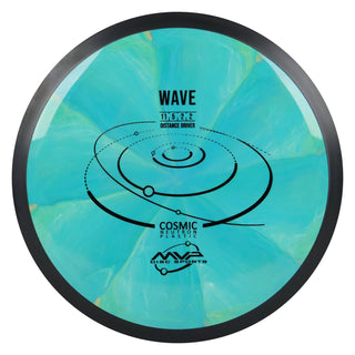 MVP Disc Golf Cosmic Neutron Wave Distance Driver 11/5/-2/2 Aqua Green 173 grams