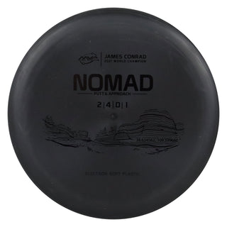 MVP Disc Golf Electron Nomad Soft Putter 2/4/0/1.5 Black 170 grams
