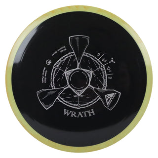 Axiom Disc Golf Neutron Wrath Distance Driver 9/4.5/-0.5/2 Black/Dark Yellow 174 grams