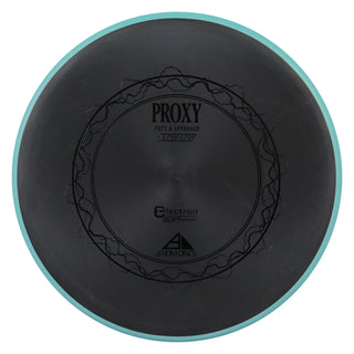 Axiom Disc Golf Electron Proxy Soft Putter 3/3/-1/0.5 Black/Teal 172 grams