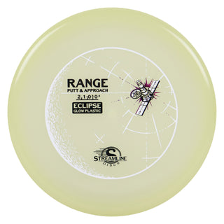 Streamline Disc Golf Eclipse Glow Range Putter 2/1/-0.5/0.5 Glow/Magenta 174 grams